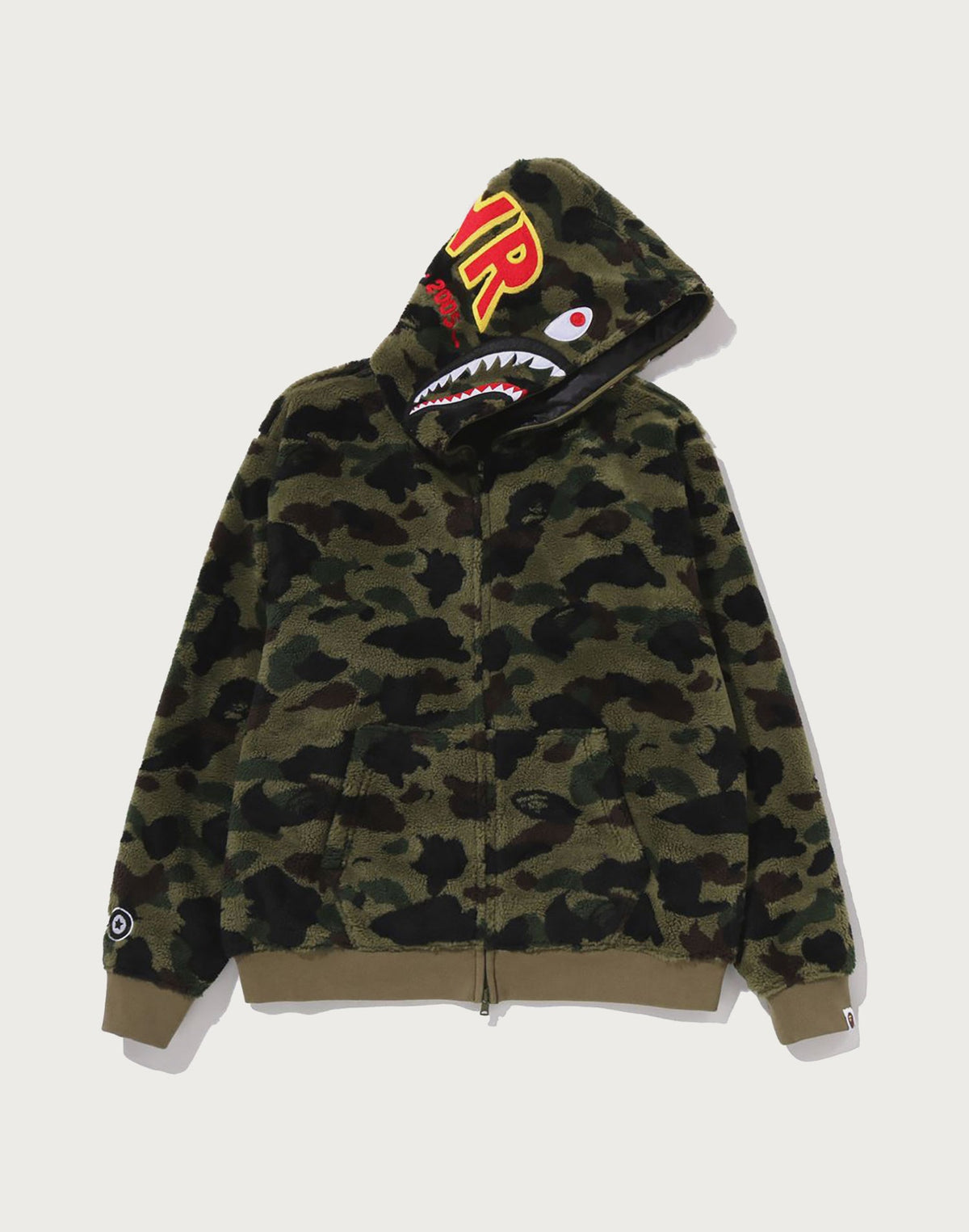 1ST CAMO 2ND SHARK BOA HOODIE JACKET MENS