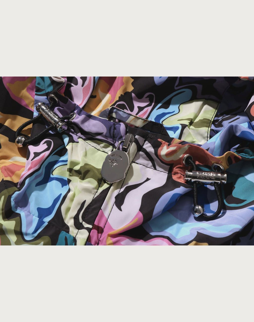 ART CAMO HOODED JACKET MENS