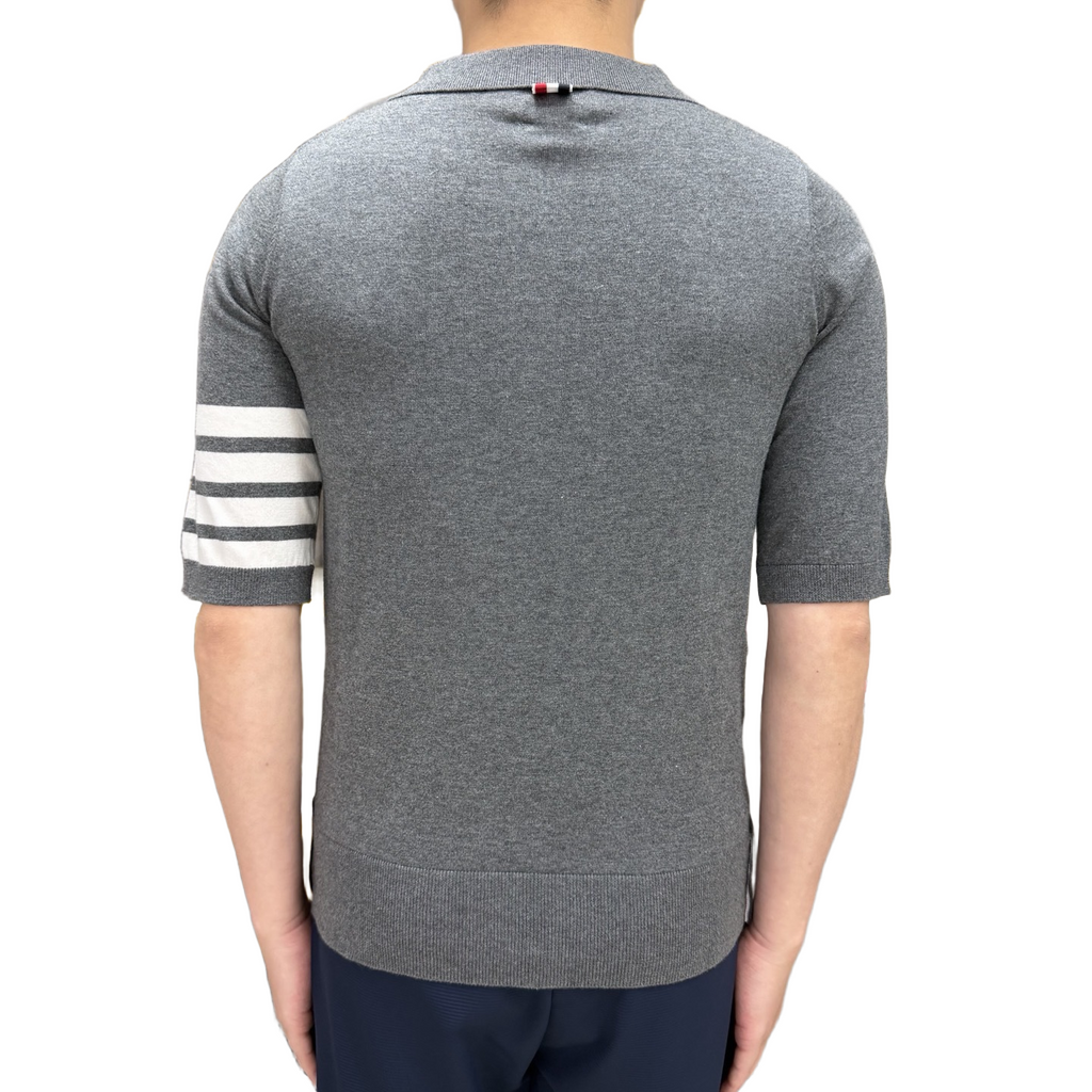 Tennis Racket Jacquard Polo Shirt | Thom Browne