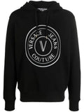 Versace Jeans Couture logo drawstring hoodie