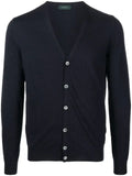Zanone buttoned virgin-wool blend cardigan