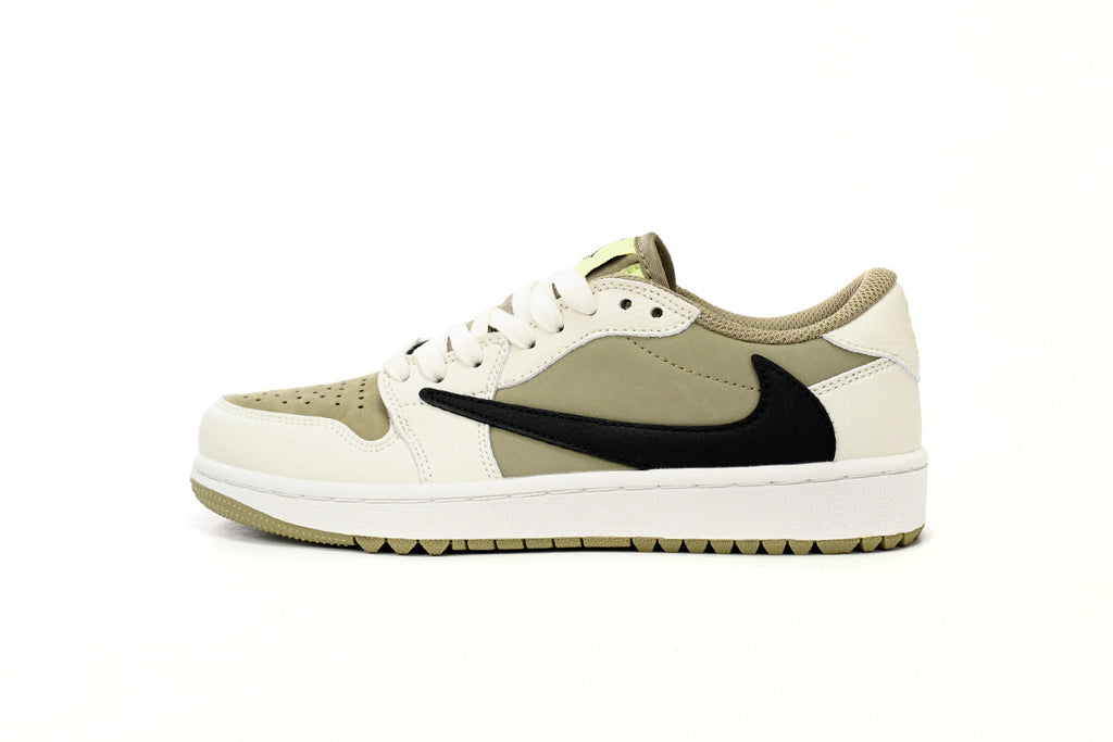 Jordan 1 Retro Low Golf Travis Scott Neutral Olive Reps Sneaker FZ3124-200