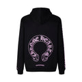 Chrome Hearts  Purple Horseshoe Logo Hoodie 7026