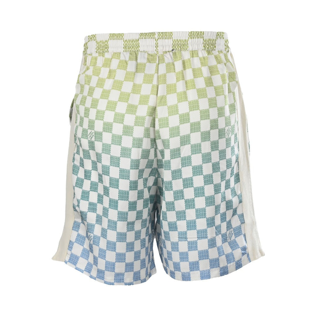 Gradient Checkerboard Shorts