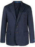 Polo Ralph Lauren single-breasted logo-patch blazer