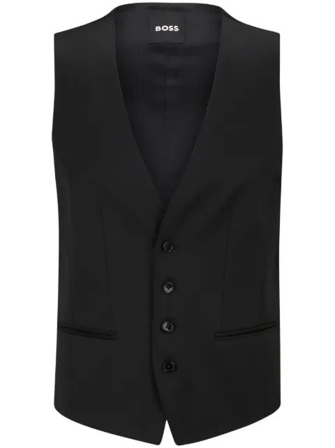 BOSS single-breasted tailored waistcoat