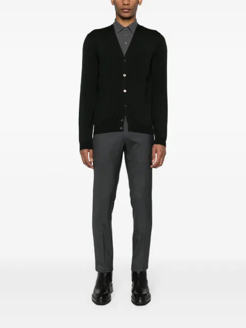 Zanone fine-knit V-neck cardigan