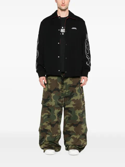 Givenchy reversible coach jacket in fleece