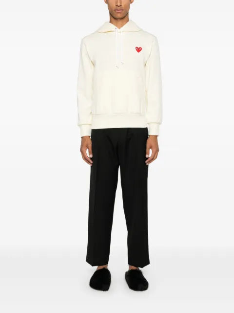 Comme Des Garçons Play heart-emblem hoodie