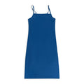 BLUE BACK TIE DRESS