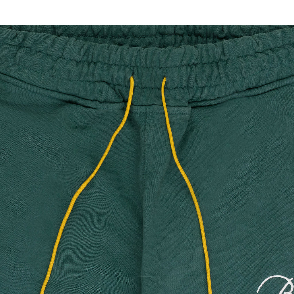 GREEN TERRY SWEATPANTS