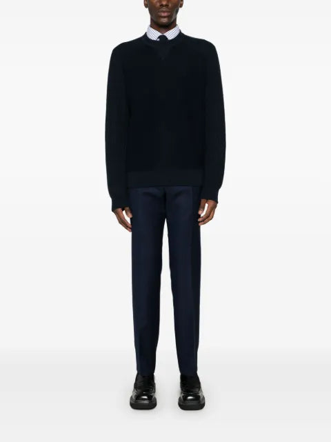 BOSS sweater with a striped panel