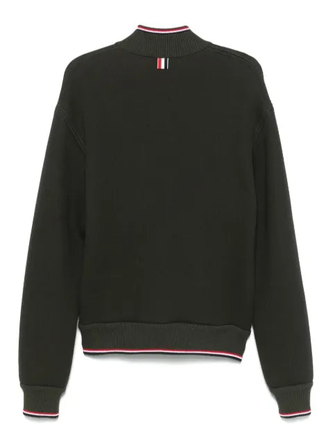 Thom Browne loopback oversized RWB stripe jacket