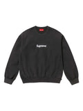Supreme washed box logo "SS 25 - Black" sweatshirt