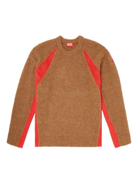 Diesel K-Lollo ribbed-panel sweater