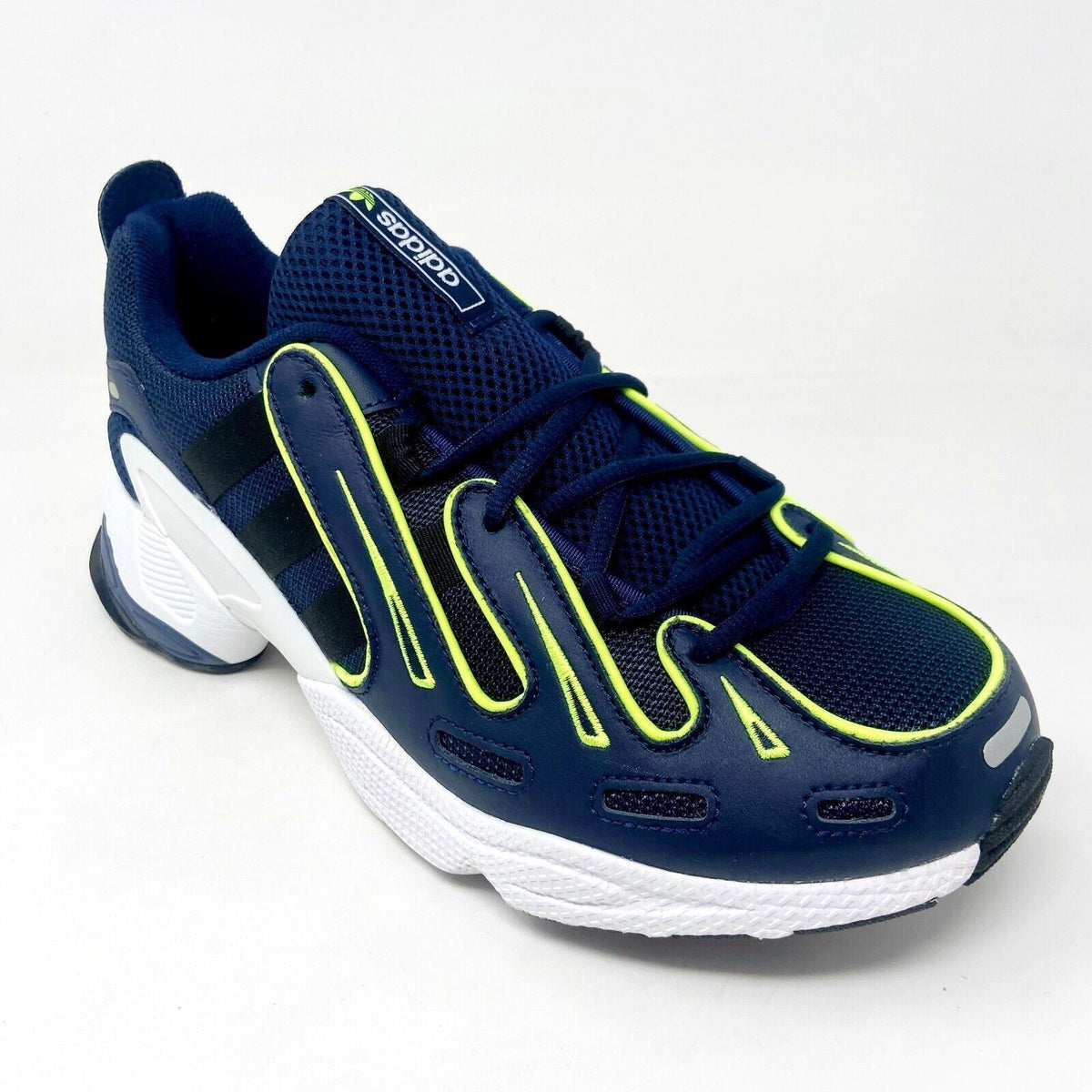Adidas Originals EQT Gazelle Collegiate Navy Solar Yellow Mens Sneakers EE4771