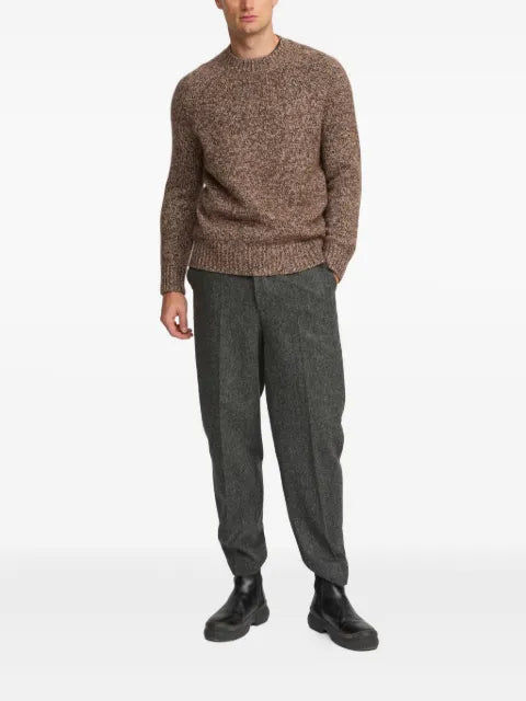 Yves Salomon thick-knit crew-neck sweater