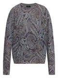 ETRO paisley ribbed wool sweater