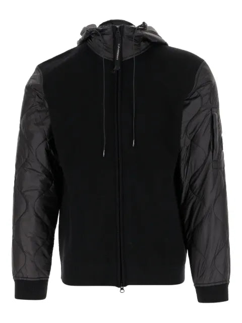 C.P. Company J-Rombe quilted-panel hooded jacket