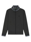 BOSS panelled zip-up track jacket