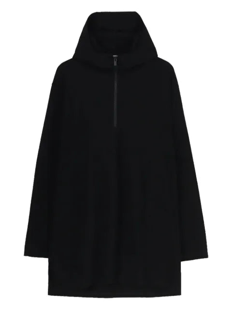 Yohji Yamamoto lined hooded jacket