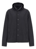 Herno button-fastening hooded jacket