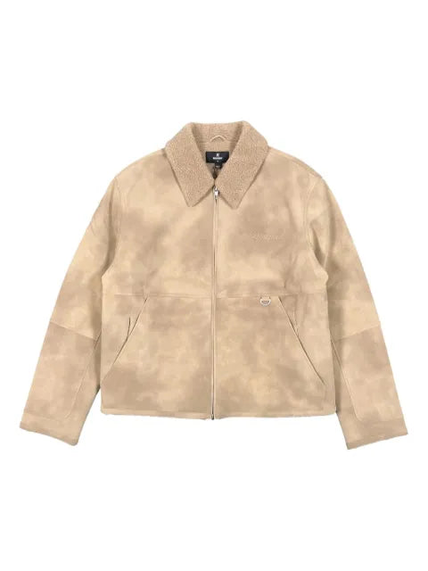 Represent shearling-collar jacket