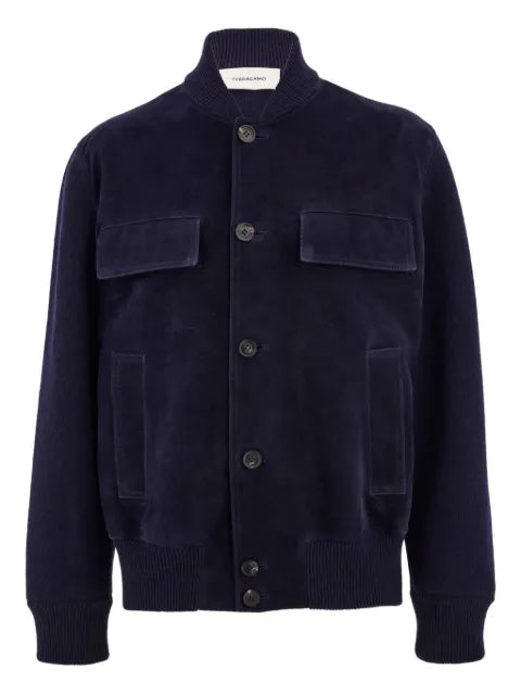 Ferragamo long-sleeve bomber jacket