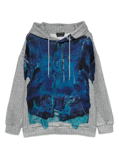 JUNTAE KIM trompe l'oeil hoodie