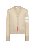 Thom Browne merino wool 4-Bar classic V-neck cardigan