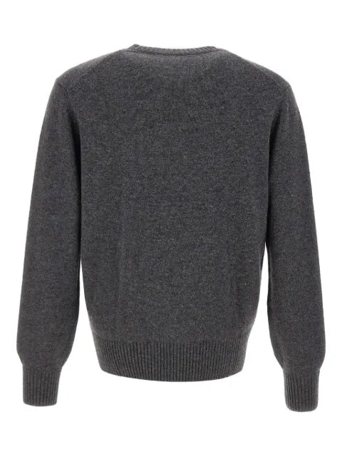 Lacoste embroidered crew-neck sweater