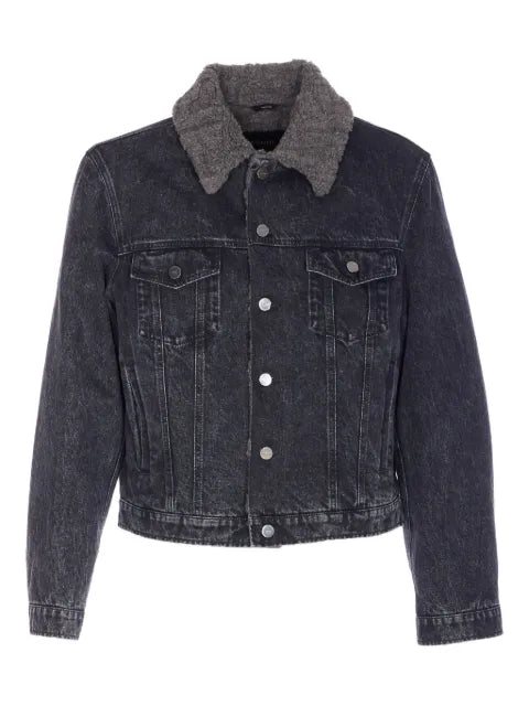 FENDI point-collar buttoned jacket