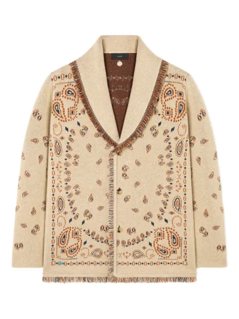 Alanui jacquard cardigan