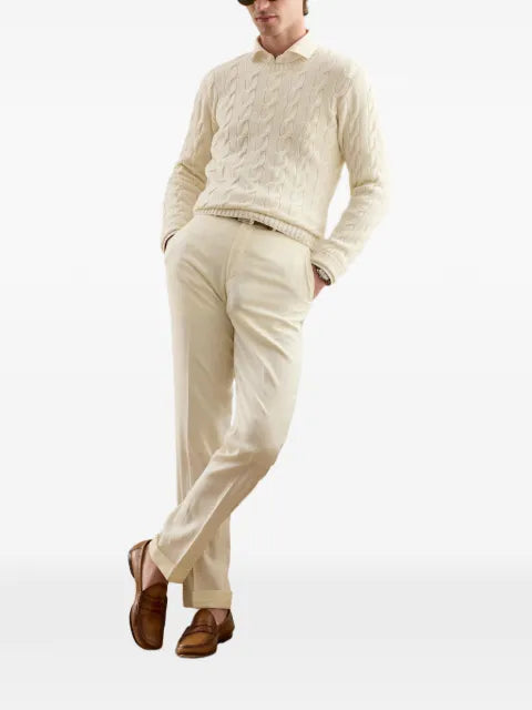 Ralph Lauren Purple Label cable-knit cashmere sweater