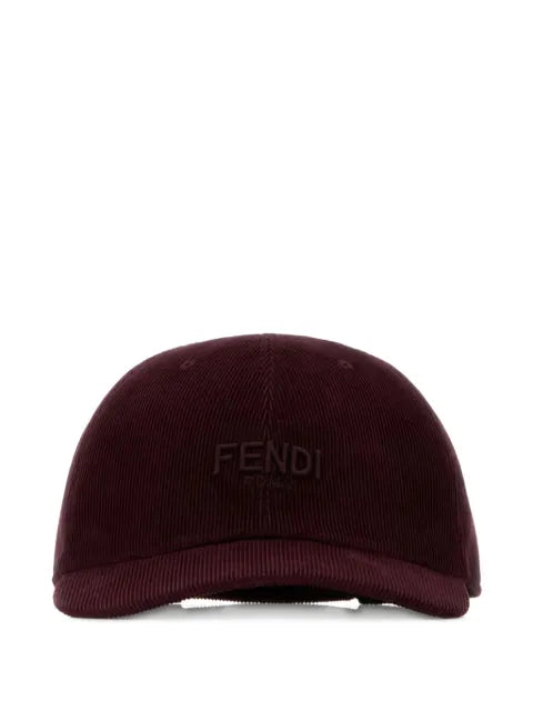 FENDI baseball cap with corduroy-texture