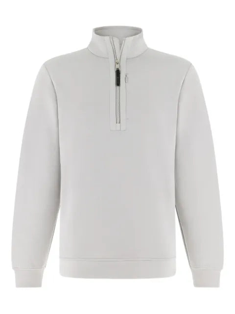 Boggi Milano half zip mock neck sweatshirt