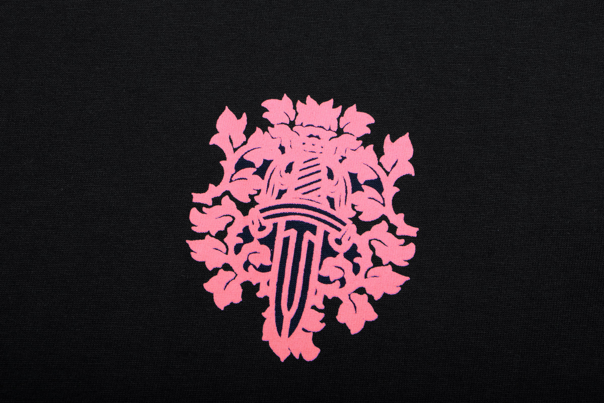 Chrome Hearts Script Dagger Logo Short Sleeve Tee 6025