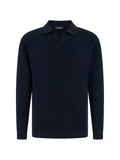 Boggi Milano open-neck ribbed sweater