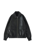 Studio Nicholson Piston zip-up leather jacket