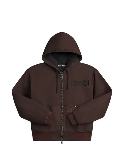 LOSTSHDWS zip-fastening hoodie