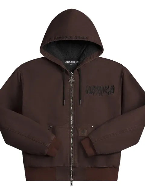 LOSTSHDWS zip-fastening hoodie