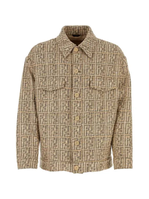 FENDI FF-motif shirt jacket