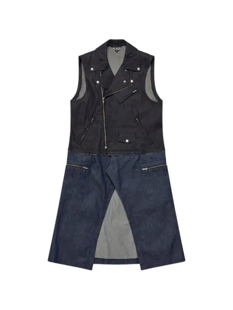 Black Comme Des Garçons panelled gilet