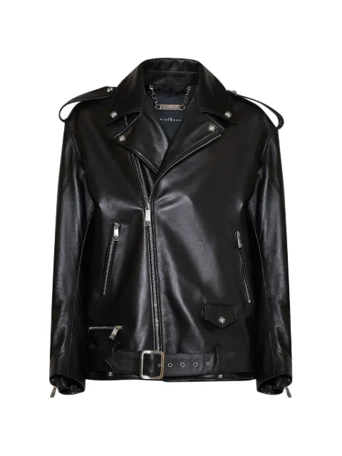 John Richmond studded leather jacket
