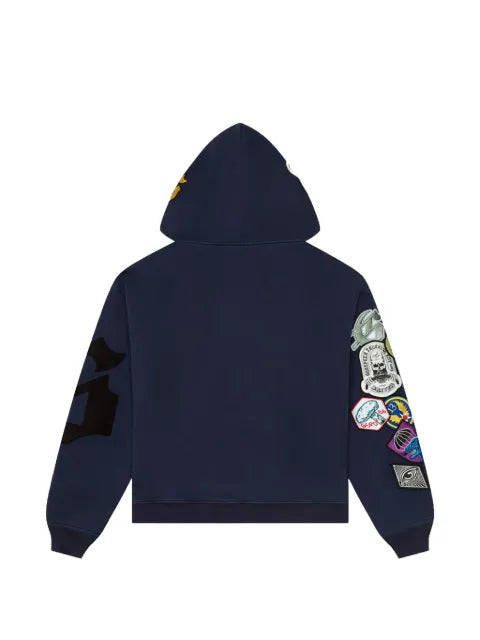 GODSPEED appliqued zip hoodie