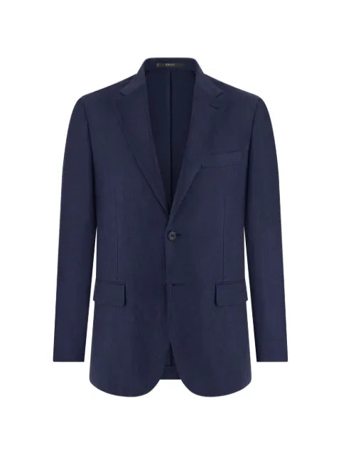 Boggi Milano micro textured jacket in pure linen