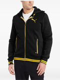 PUMA logo-print zip-up sweatshirt