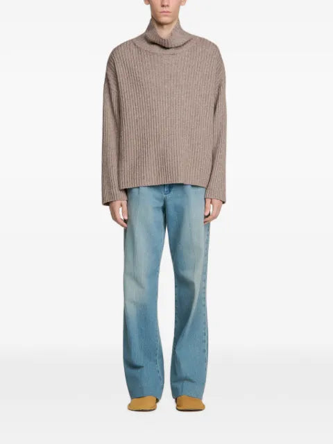 SANDRO ribbed wool and cashmere jumper