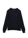 A.P.C. logo-embroidered raglan-sleeve jumper