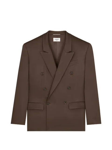 Saint Laurent double-breasted jacket in silk